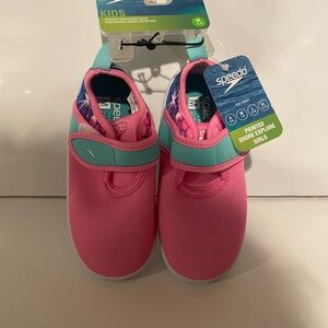 Speedo Kids Aqua and Pink Water Shoes